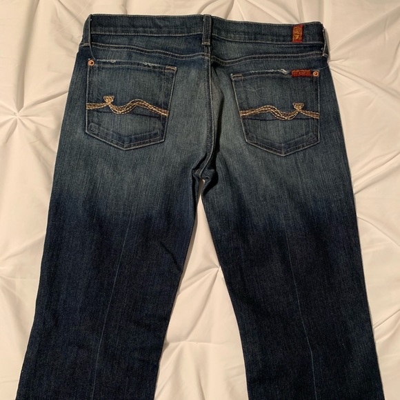 7 For All Mankind Bootcut Size 30 Jeans EUC! - Picture 6 of 8